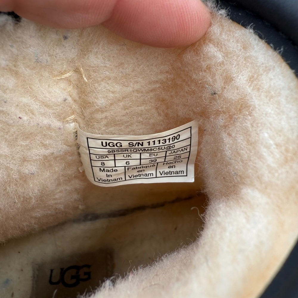 UGG Tan and Black Winter Boots - Picture 8 of 8